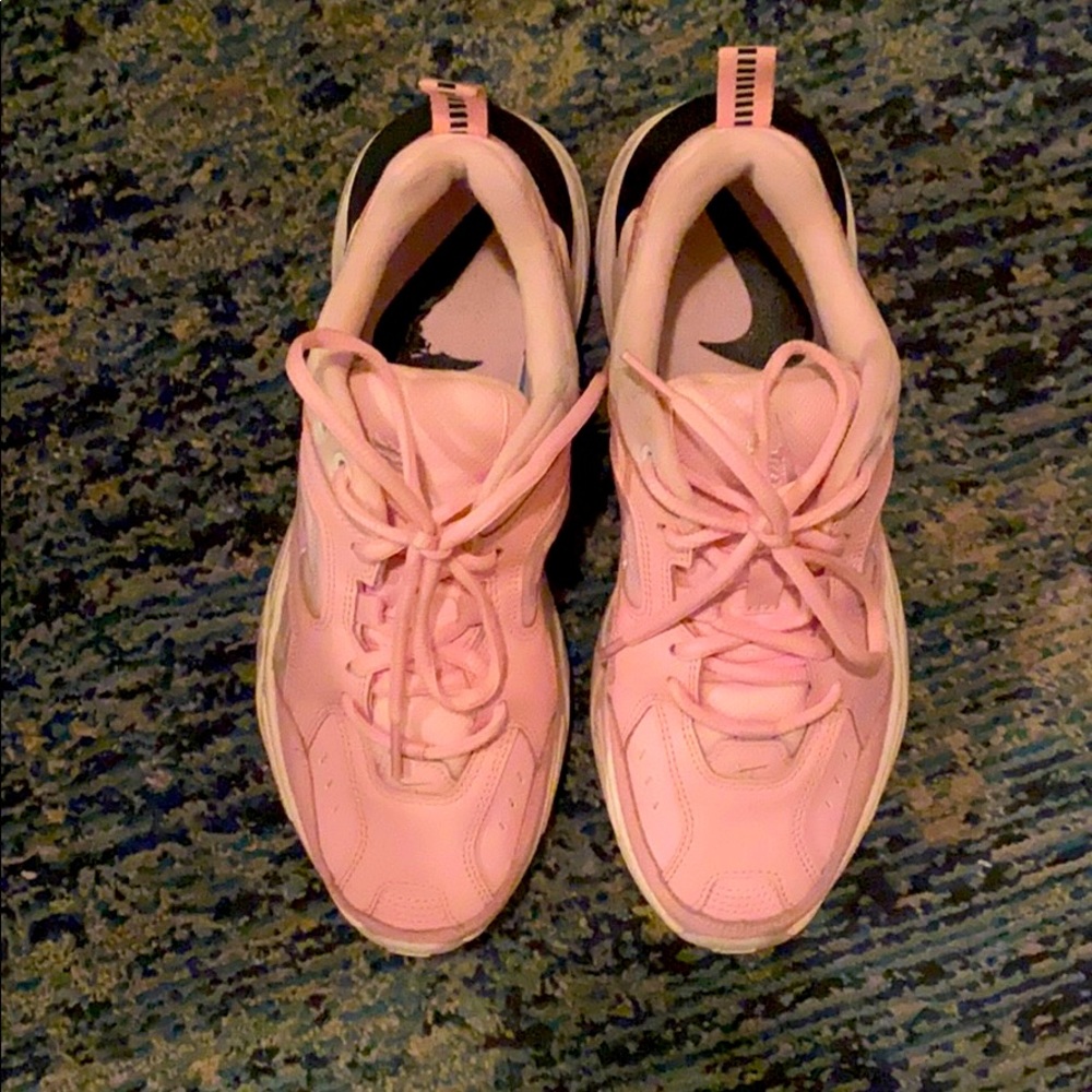 Nike M2K Tekno leather and neoprene sneakers
